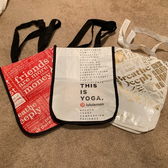 Set of 3 Lululemon Bags - Picture 2 of 2